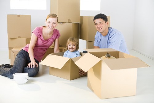 Removal team handling same day moving boxes in Elephant and Castle