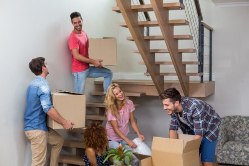 Local removals team handling a move in Elephant and Castle
