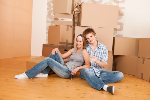 Office removals team planning a business move in Elephant and Castle