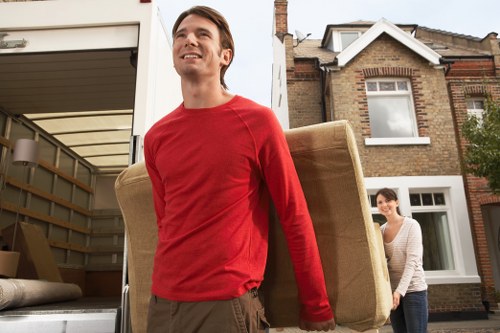 Elephant and Castle moving crew transporting fragile belongings safely