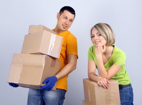 Local movers organising fragile items and household belongings