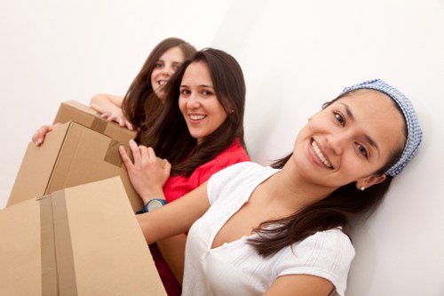 Packing and loading household items for a move in Elephant and Castle